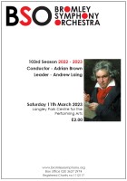 Complete programme in PDF format Programme March 2023