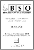 Complete programme in PDF format Programme November 2014