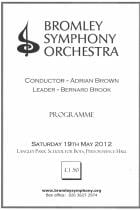 Full programme in PDF format Programme May 2012