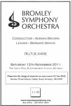 Full programme in PDF format Programme Nov 2011