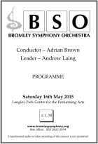 Complete programme in PDF format Programme May 2015